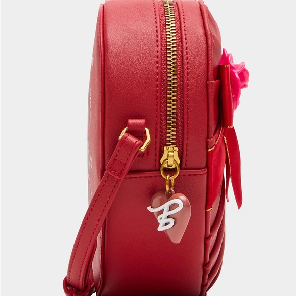 Betsey Johnson KITSCH RETRO ROMEO RED CROSSBODY Bag New with tags NWT - Picture 6 of 12